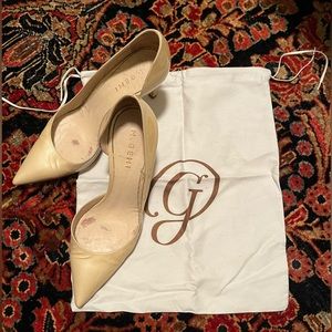 M Gemi patent nude heel, very comfy size 7.5 or 38
